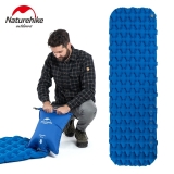 Portable inflatable mattress for convenient use during outdoor or indoor activities