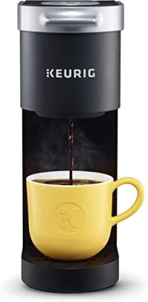 Keurig K-Mini Coffee Maker, Single Serve K-Cup Pod Coffee Brewer, 6 to 12 oz. Brew Sizes, Black